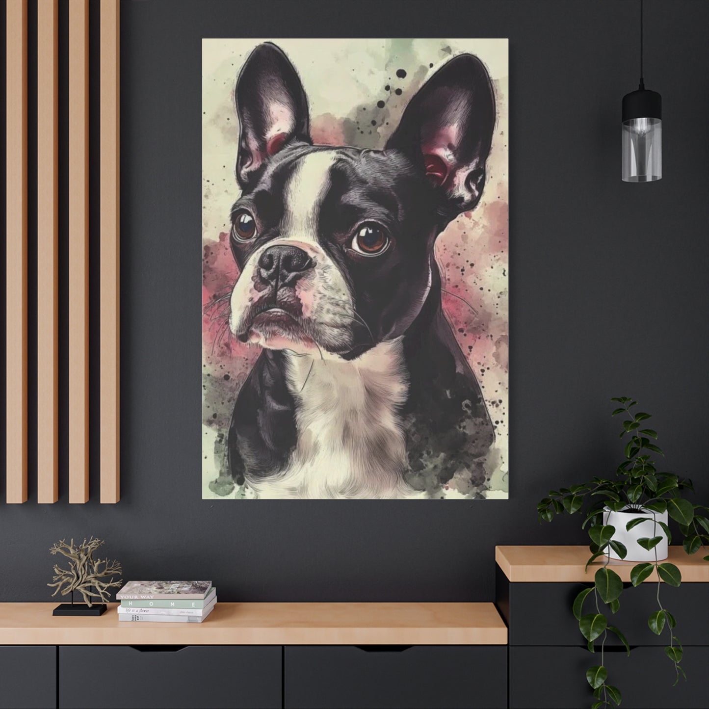 Custom Pet Art Canvas Wrap