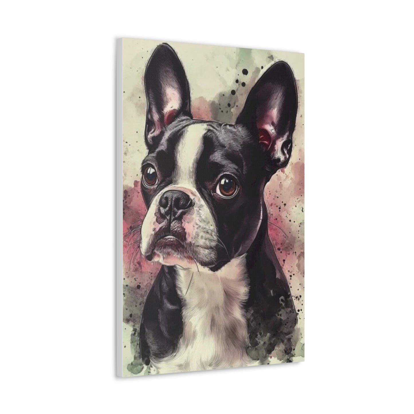 Custom Pet Art Canvas Wrap