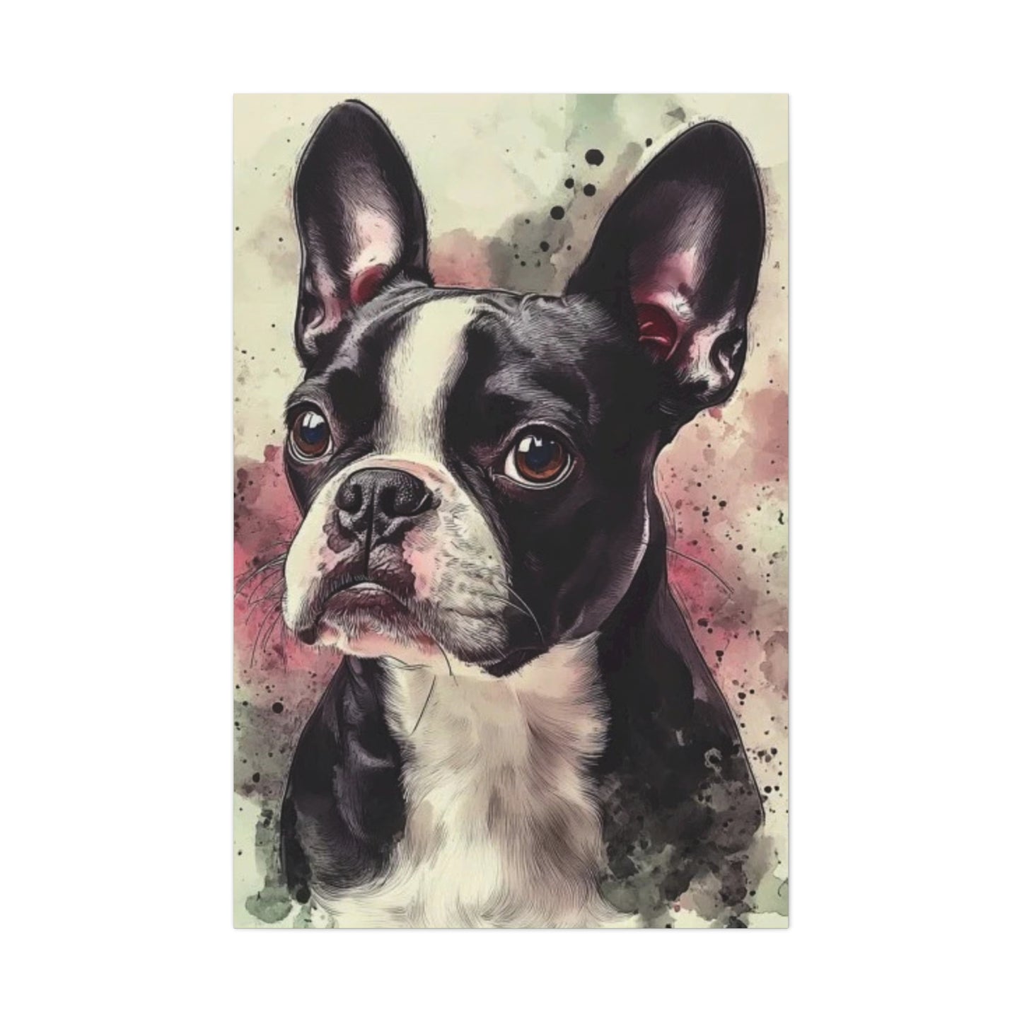 Custom Pet Art Canvas Wrap