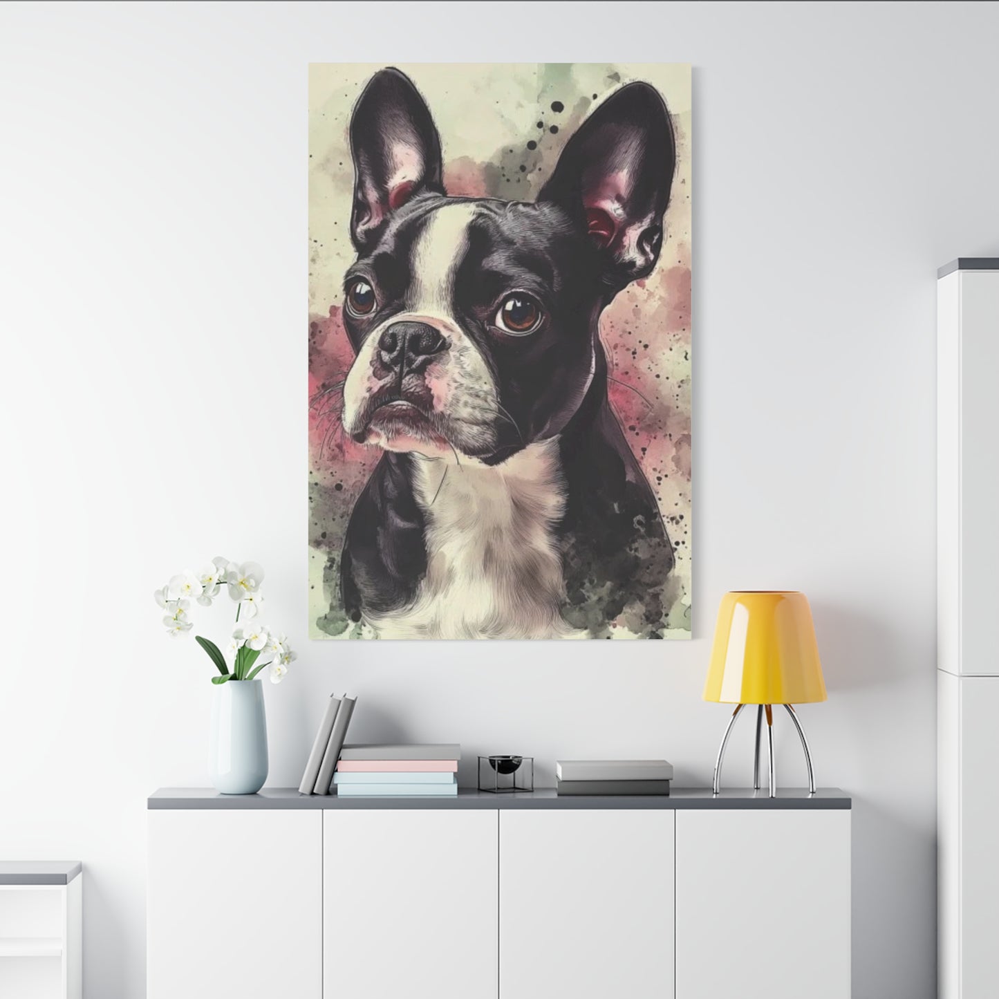 Custom Pet Art Canvas Wrap