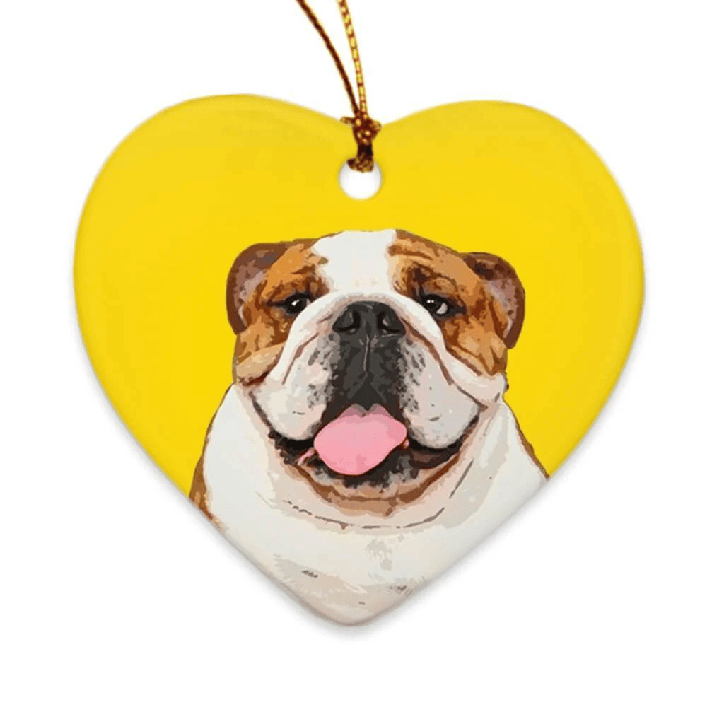 Custom Pet Art Porcelain Ornaments